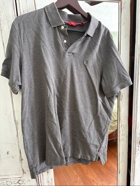 Izod Men's Heather Gray Polo Shirt